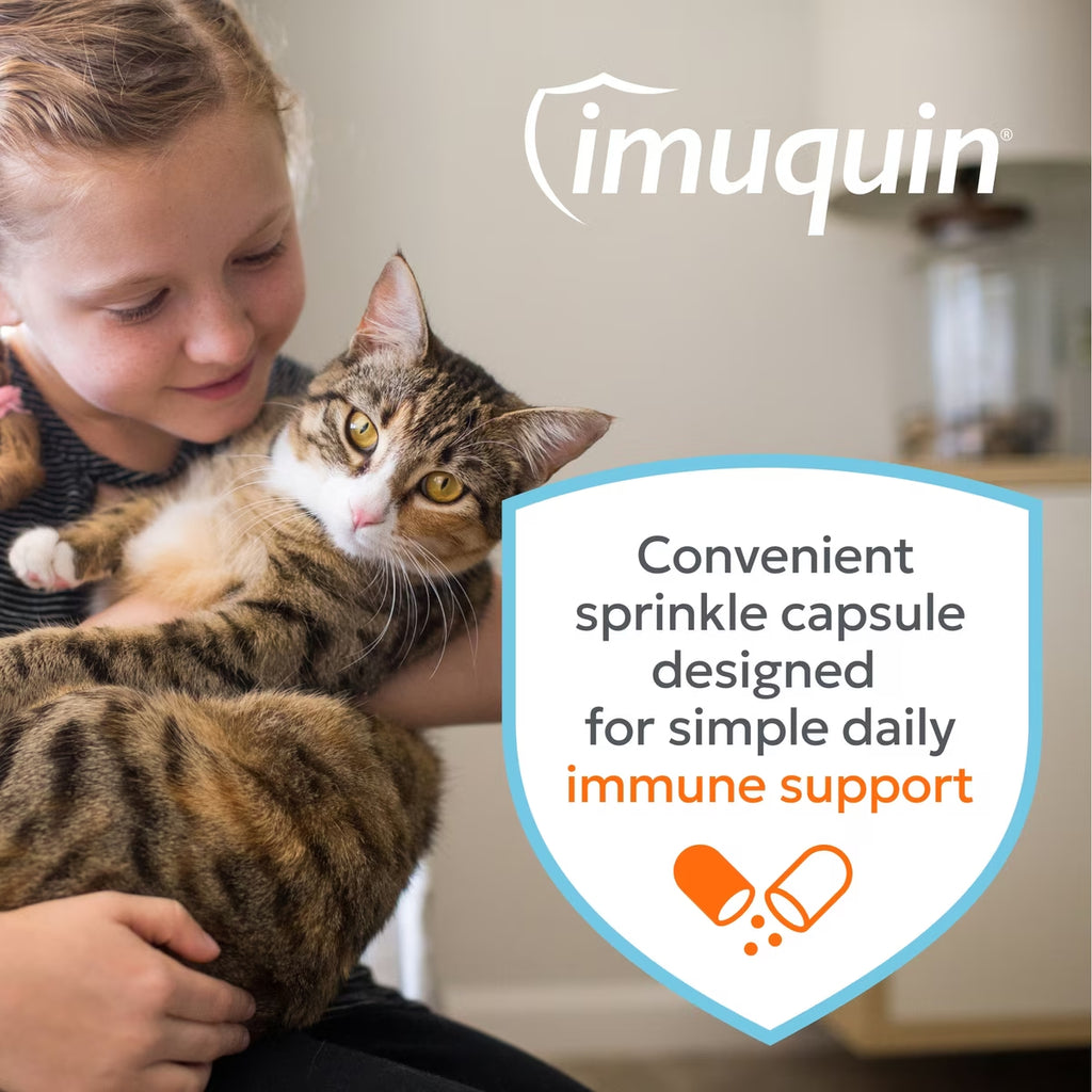 Nutramax Imuquin for Cats Sprinkle Capsules, 30ct