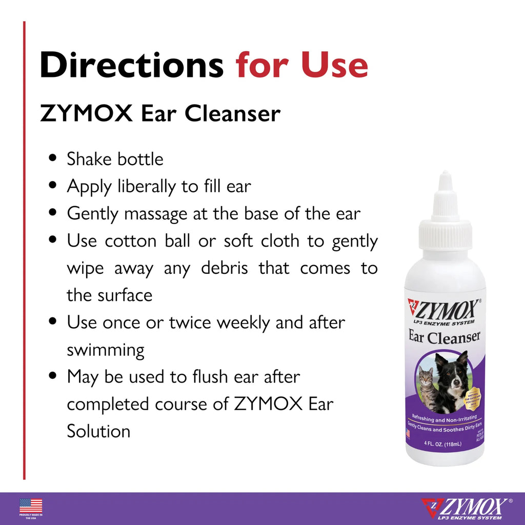 Zymox Ear Cleanser, 4oz
