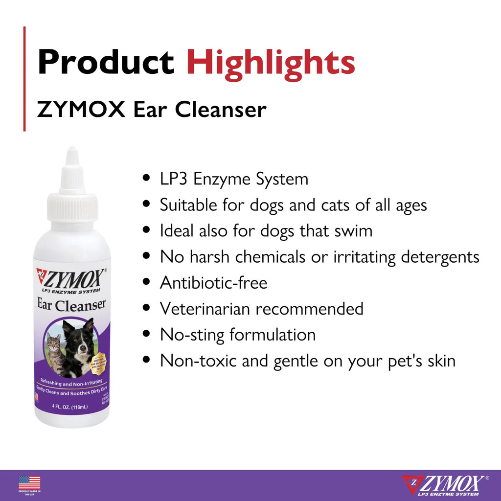 Zymox Ear Cleanser, 4oz