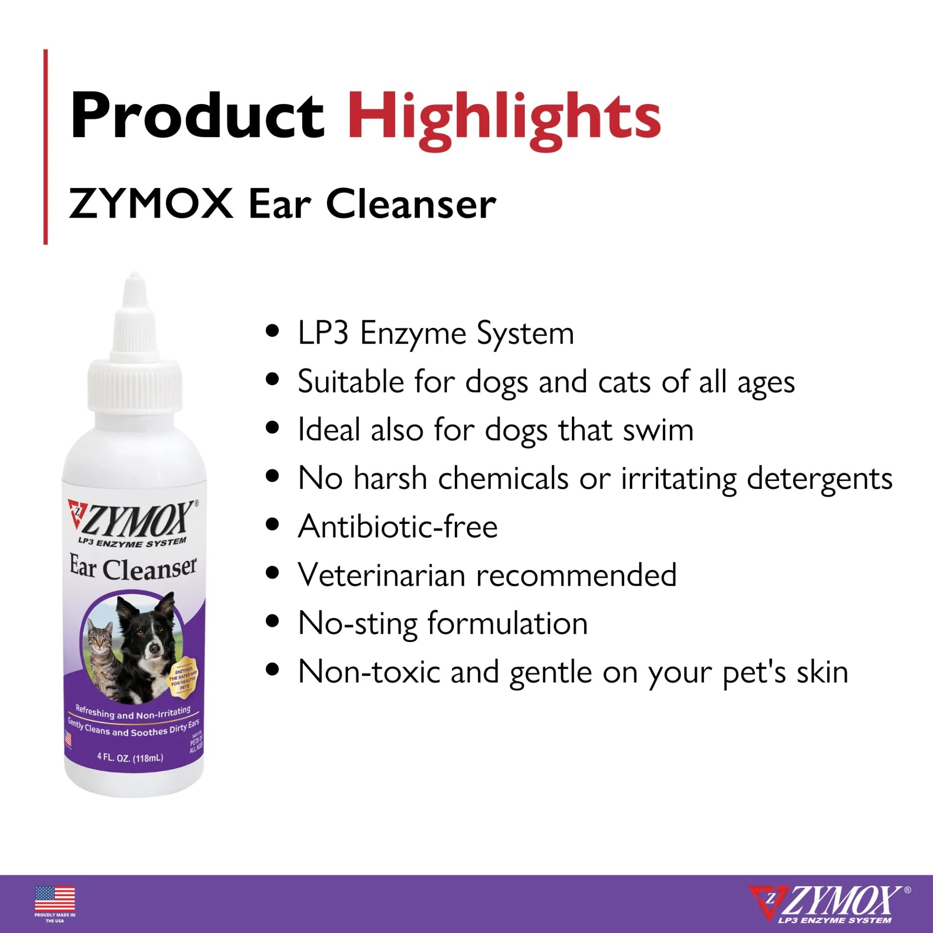 Zymox Ear Cleanser, 4oz